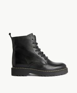 Odette Ankle Boot -Shoe Shop Odette23wONLO Black Leather 2