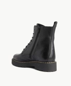 Odette Ankle Boot -Shoe Shop Odette23wONLO Black Leather 4