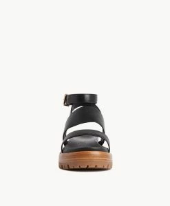 Paws Sandal -Shoe Shop Paws22sMNCO Black Leather 3