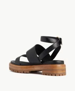 Paws Sandal -Shoe Shop Paws22sMNCO Black Leather 4