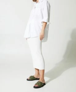 Pearl Slide -Shoe Shop Pearl Olive Leather 0015