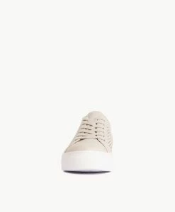 Posey Sneaker -Shoe Shop Posey Perf W Stone Leather Silver 3