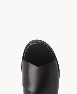 Priya Sandal -Shoe Shop Priya22sMNCO Black Leather 5