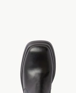 Rave Platform Ankle Boot -Shoe Shop Rave23wPLXO Black Leather 5