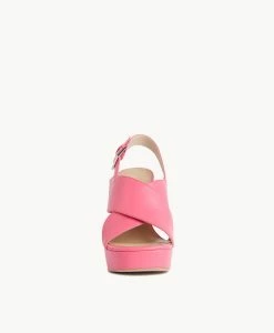 Restless Platform Heel 8 Restless Platform Heel -Shoe Shop Restless22sMCDO Hot Pink Leather 4