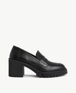 Rome Loafer -Shoe Shop Rome23wDECO Black Leather 2