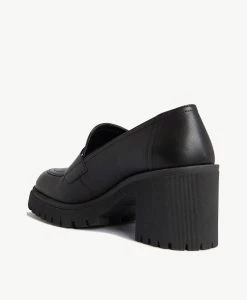 Rome Loafer -Shoe Shop Rome23wDECO Black Leather 4