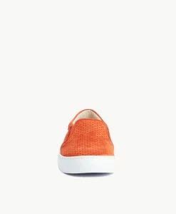 Rosalie Sneaker -Shoe Shop Rosalie W Burnt Orange Suede 3