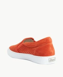 Rosalie Sneaker -Shoe Shop Rosalie W Burnt Orange Suede 4