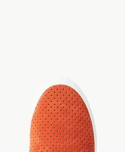Rosalie Sneaker -Shoe Shop Rosalie W Burnt Orange Suede 5