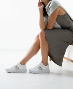 Roxy Sneaker -Shoe Shop Roxy White Snake Leather 2068 WEB