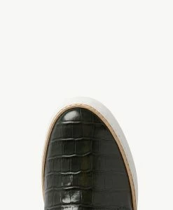 Sabine Sneaker -Shoe Shop SabineW Green Croc Leather 5