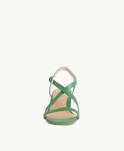 Sakura Sandal -Shoe Shop Sakura22sMCDO Green Leather 3