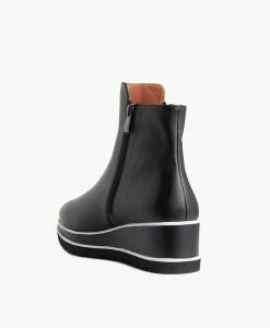 Sally Ankle Boot -Shoe Shop Sally22wVTSO Black Leather 4