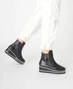 Sally Ankle Boot -Shoe Shop Sally22wVTSO Black Leather 131