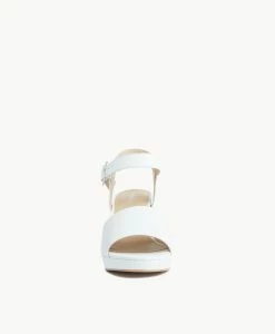 Shantal Platform Heel -Shoe Shop Shantal21sMCDO White Leather 3 1
