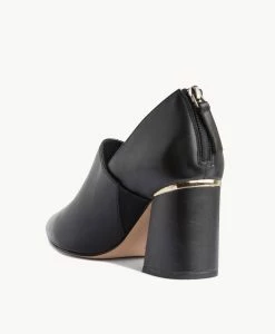 Silk Heel -Shoe Shop Silk22wMNCO Black Leather 4