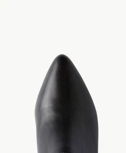 Silk Heel -Shoe Shop Silk22wMNCO Black Leather 5