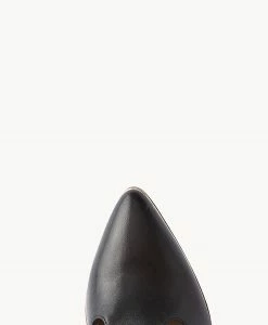 Siro Slingback Heel -Shoe Shop Siro21wMCDO Black Leather 5