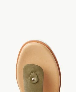 Swiss Sandal 9 Swiss Sandal -Shoe Shop Swiss22sMCDO Olive Leather 5