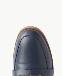 Theo Loafer -Shoe Shop Theo22wMNCO Navy Leather 5