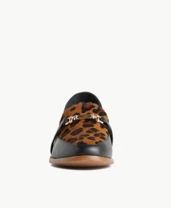 Tickle Loafer -Shoe Shop Tickle19sMNCO Black leather Leopard 3 1
