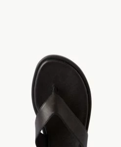 Toby Strappy Sandal -Shoe Shop Toby22sSPSO Black Leather 5