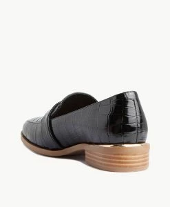 Truly Loafer -Shoe Shop Truly22wMNCO Black Croc 4