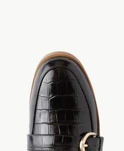 Truly Loafer -Shoe Shop Truly22wMNCO Black Croc 5