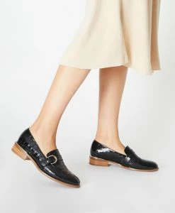 Truly Loafer -Shoe Shop Truly22wMNCO Black Croc 6900