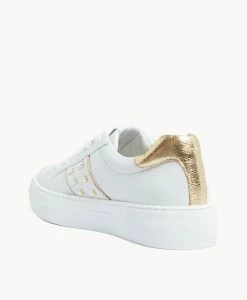 Verity Sneaker -Shoe Shop Verity W White Leather Gold Leather 4