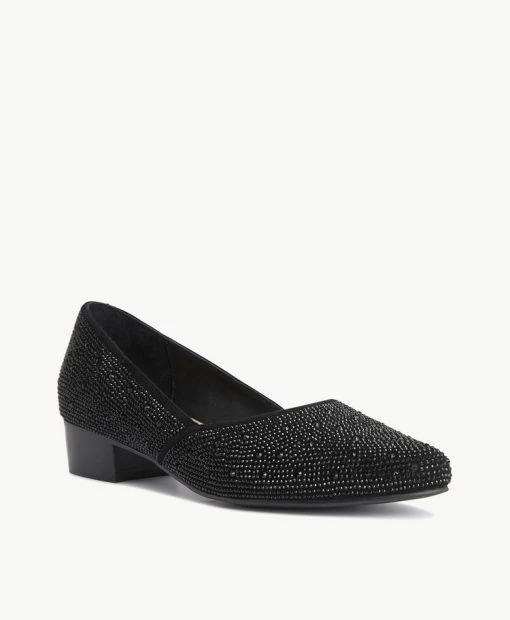 Waving Sandal 6 Waving Sandal -Shoe Shop Waving22sMNCO Black Sparkle 1 2