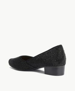 Waving Sandal -Shoe Shop Waving22sMNCO Black Sparkle 4 1