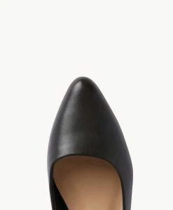 Wendy Dress Flat -Shoe Shop Wendy22sMNCO Black Leather Black Suede 5