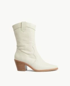 Winona Ankle Boot -Shoe Shop Winona23wMCDO Vintage Cream Leather 2 1