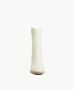 Winona Ankle Boot -Shoe Shop Winona23wMCDO Vintage Cream Leather 3 1