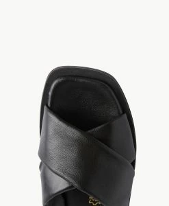 Gina Sandal -Shoe Shop gina22sSGOO black leather 5 1