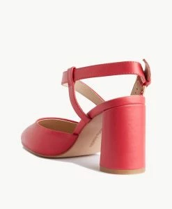 Sando Heel -Shoe Shop sando22sMCDO magenta leather 4 2