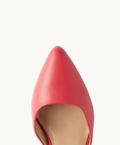 Sando Heel -Shoe Shop sando22sMCDO magenta leather 5 2