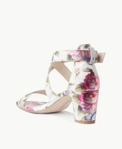 Scanlan Strappy Sandal -Shoe Shop scanlan21sMCDO Pink Floral 4 1